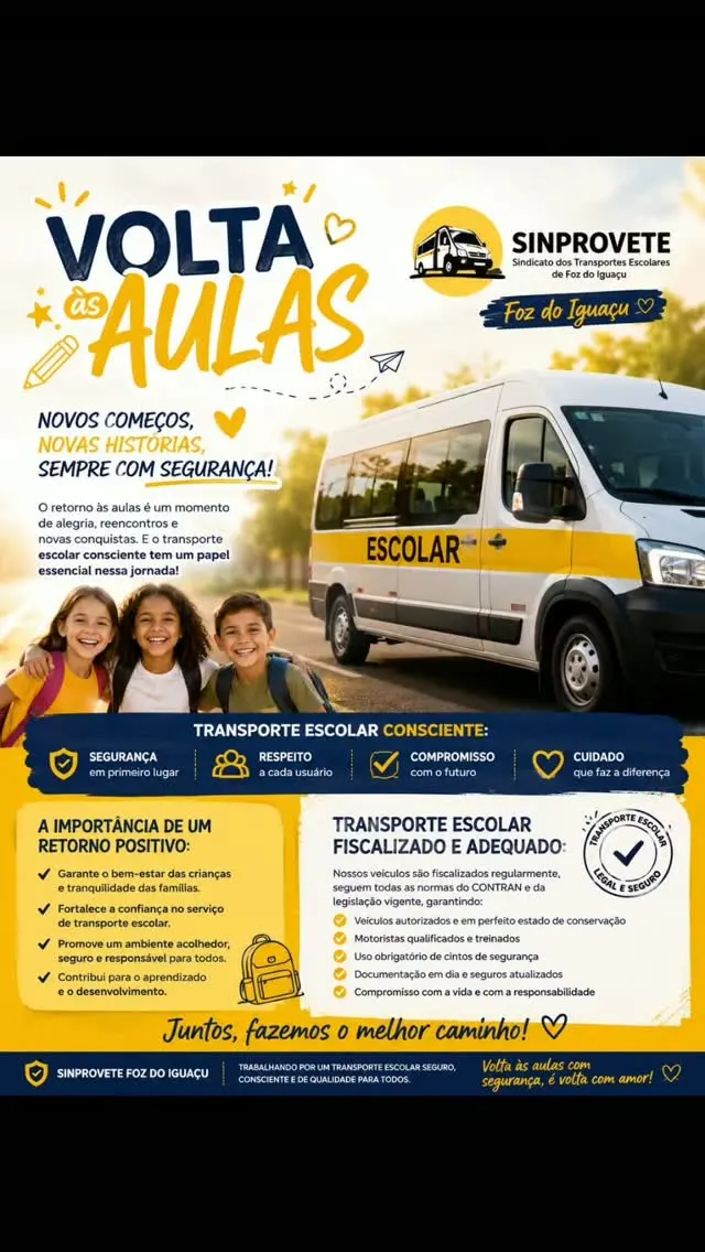 Volta às aulas com segurança e responsabilidade! Um novo ciclo de aprendizado, reencontros e sonhos.